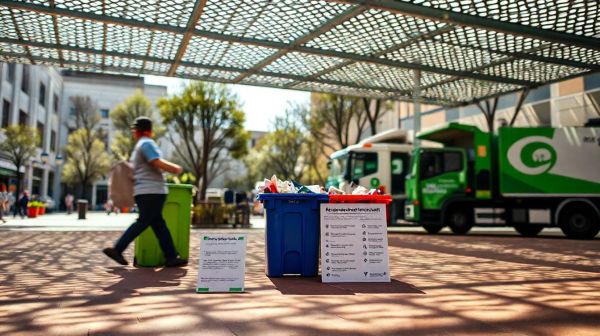 Équipements essentiels pour le tri sélectif dans les lieux publics