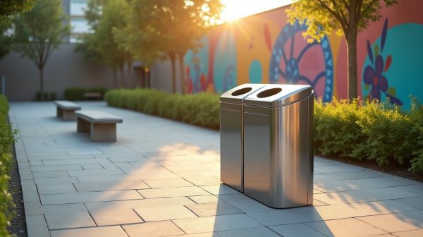 Poubelle de tri sélectif : comment équiper un espace public
